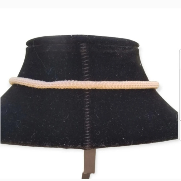 VINTAGE PINK & BLACK RHODENITE GEMSTONE COWGIRL BOLO TIE - Picture 5 of 5